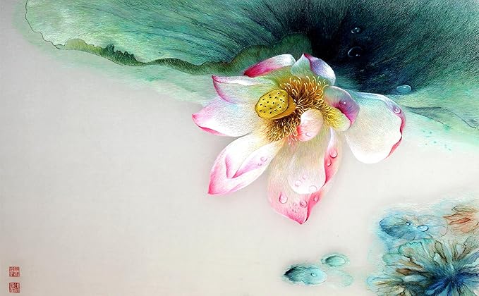 Natural Silk Thread for Embroidery, 7 Vibrant Colors, 110m Each, Handmade Silk Floss（07）