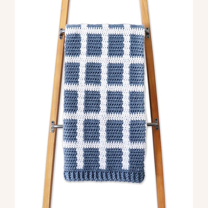 Caron Simply Soft Yarn - 6 Pack Bundle with Needle Gauge (White)