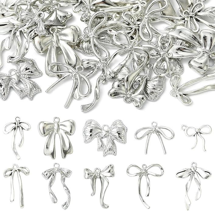 Antique Silver Cross Drink Insect Animal Theme Charms for DIY Jewelry Bracelet Necklace Earring Keychain Decor