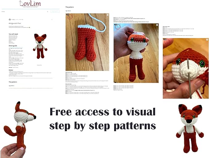 Crochet Yarn, 10x50g Soft Cotton Yarn Skeins, 1200+ Yards, for Crochet and Knitting, Free Crochet/Amigurumi Patterns, Craft DK Yarn Perfect Starter Kit (Rainbow)