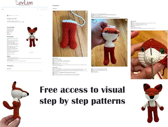 Crochet Yarn, 10x50g Soft Cotton Yarn Skeins, 1200+ Yards, for Crochet and Knitting, Free Crochet/Amigurumi Patterns, Craft DK Yarn Perfect Starter Kit (Pinkish_Brown)