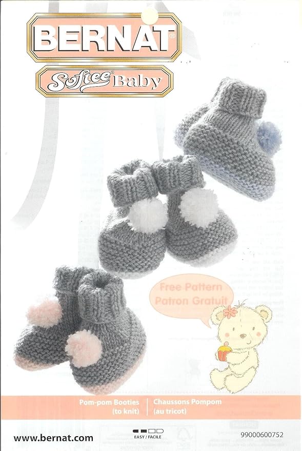 Bernat Softee Baby Yarn 3 Pack Bundle Includes 3 Patterns DK Light Worsted #3 (Mint)