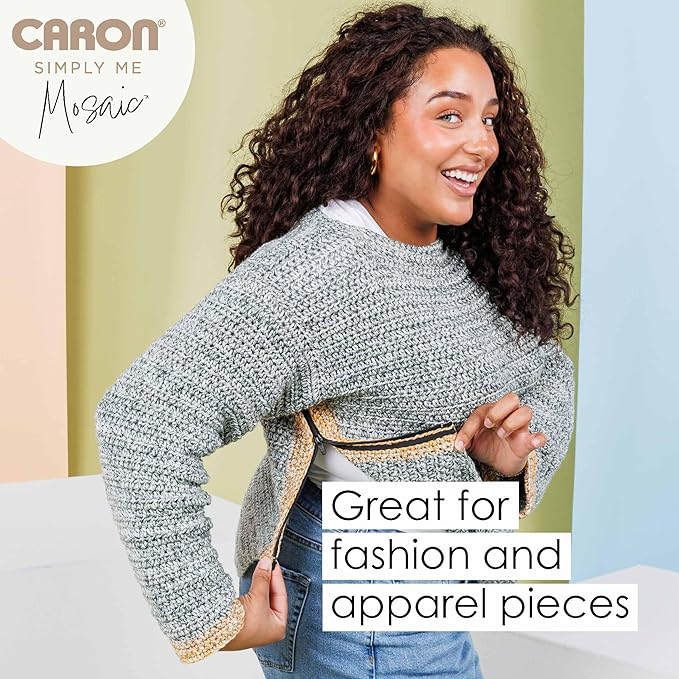 Caron Simply Me Merino Caramel Yarn - 3 Pack of 100g/3.5oz - 50% Acrylic, 50% Merino Wool - #3 DK (Light) - 215 Yards - Knitting/Crochet