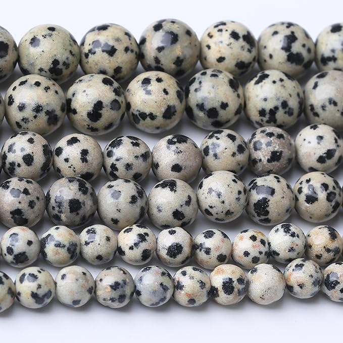 Quail Egg Stone Beads for Jewelry Making DIY Gemstone Round Crystal Bracelet Necklace 1 Strand 15.5inch 4MM