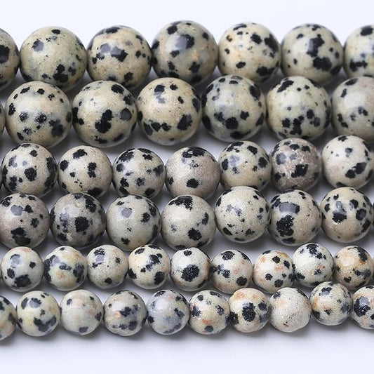 Quail Egg Stone Beads for Jewelry Making DIY Gemstone Round Crystal Bracelet Necklace 1 Strand 15.5inch 4MM