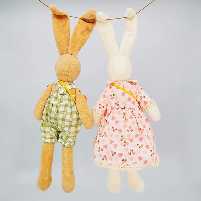 DIY Bunny Sewing Craft Kit for Adults – Handmade Fabric Sewing Project – Complete Materials & Instructions