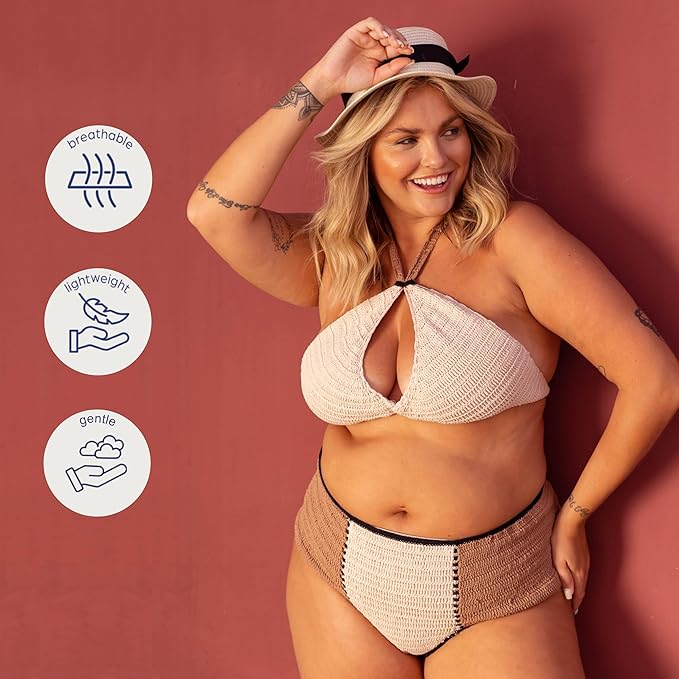 CIRCULO Seaside Yarn, Perfect for Beachwear, Bikinis & Cover-Ups, Quick-Drying & Lightweight, Fingering Weight, 100% Polyamide, 180.4 yds, 50g (617 - Orange)