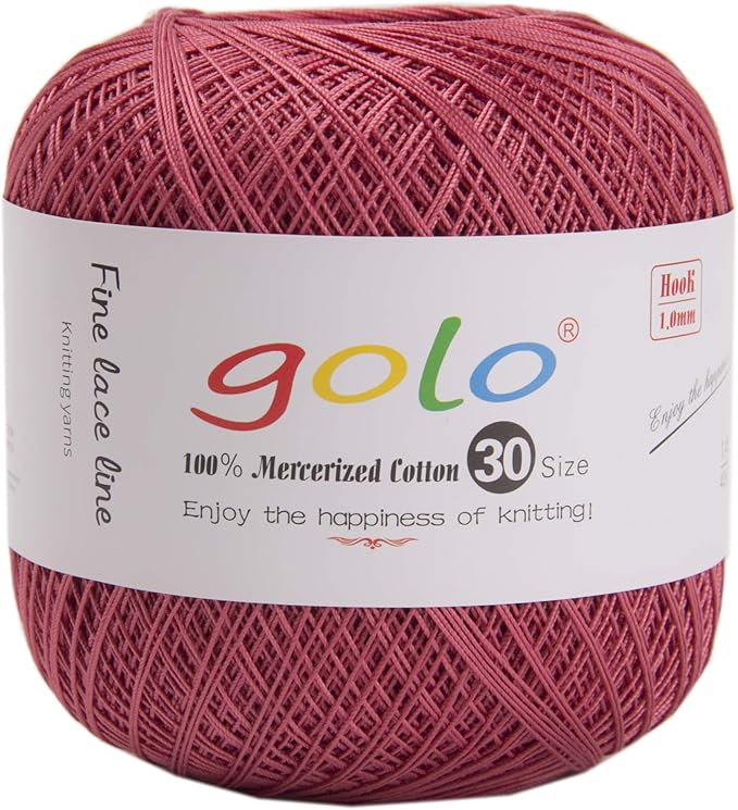 golo Crochet Thread Embroidery Thread Crochet Yarn for Hand Knitting