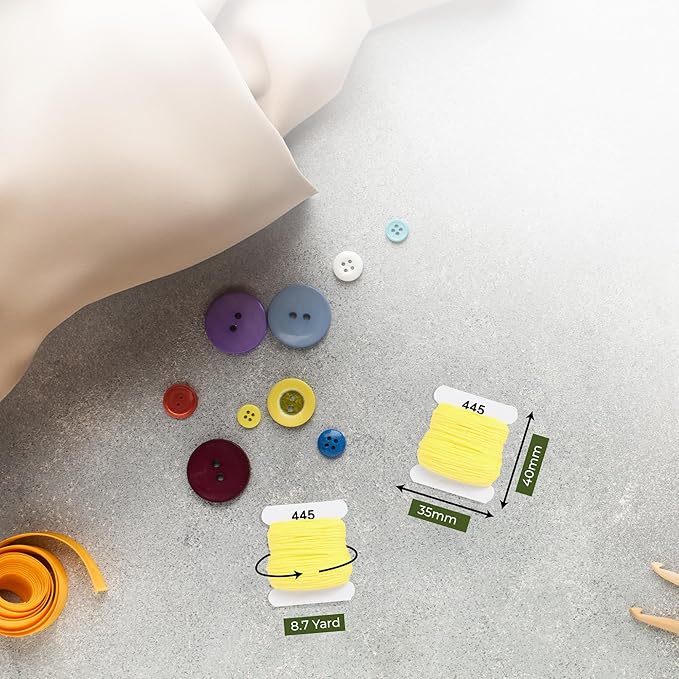 Embroidery Floss Kit and Refills - Cotton Threads - DMC Color Coding for Cross Stitch, String Crafts, Friendship Bracelets