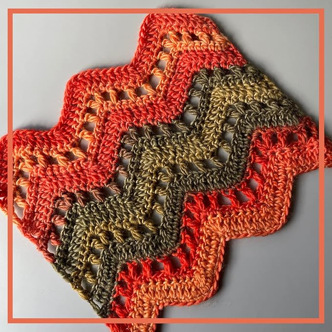 Wool Wonders Yarn for Crocheting, 4-Pack (640Yds / 400G), Free Patterns - Wool Yarn for Knitting - Aran/Heavy #4 Medium Worsted Weight - Orange Campfire