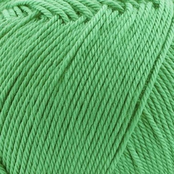 Silky Touch Acrylic Yarn - Soft Sport Weight Yarn for Crochet & Knitting - 100g / 383yds - 100% Microfiber Acrylic - Lightweight Fine Smooth Yarn(Green - Spring Green, 4 Skeins)