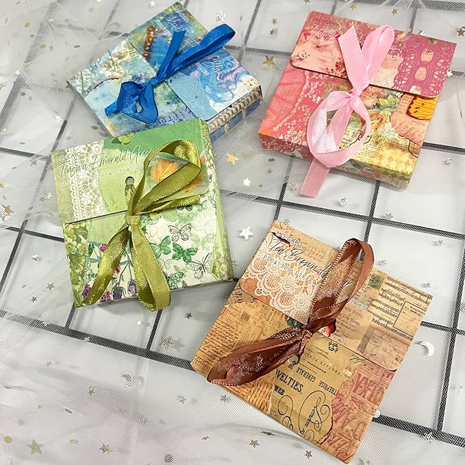 400 PCS Vintage Scrapbook Paper DIY Journaling Supplies Decorative Paper Aesthetic Stationery Scrapbooking Paper or Journals Junk Journal Planners Picture Frames Album Crafts