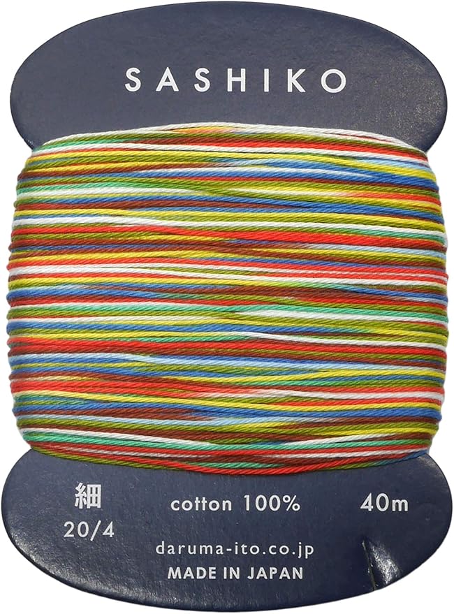 Variegated Sashiko Thread - Paper Balloon by Daruma