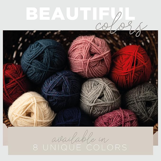 (3 Pack) Lion Brand Yarn Wool-Ease Thick & Quick Bonus Bundle Bulky Yarn, Seaglass