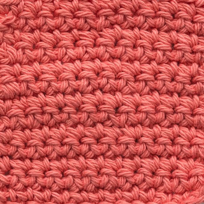 Lily Sugar'n Cream 100% Cotton Yarn 6-Pack Bundle with Bella's Crafts Stitch Markers (Sunset)