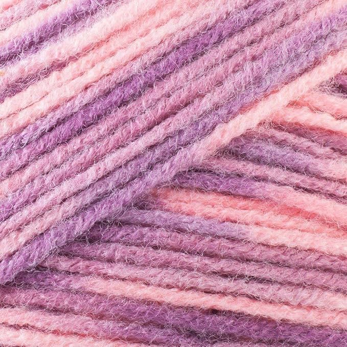 RED HEART Comfort Yarn, Shaded Rose Print
