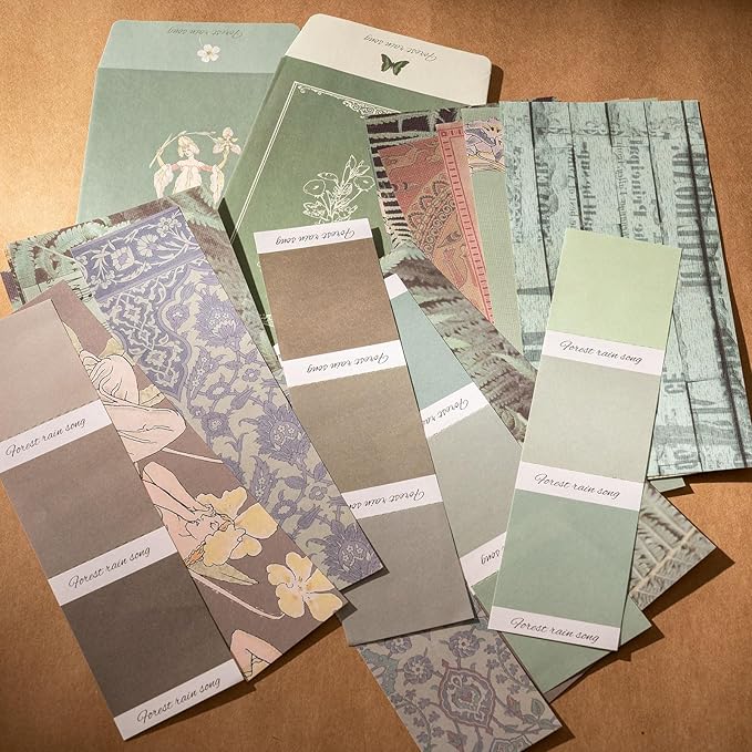 YagCu Scrapbook Kit for Beginners, Aesthetic Junk Journal Supplies, Scrapbooking and Journaling Materials, Bullet Journals Stationery, Planner DIY Arts Craft, Women Adults