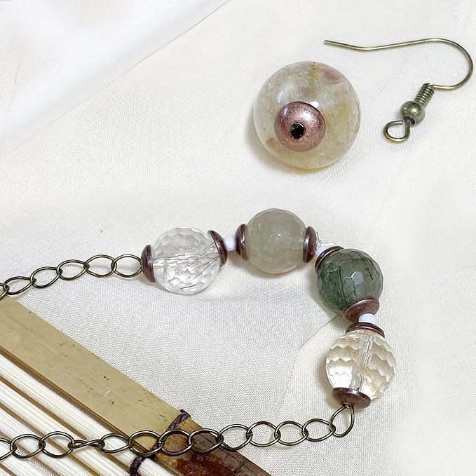 Heather's cf Flower Bead Caps Custom Fancy Charm Jewelry Making Spacer Kit Findings Bulk Vintage for Bracelets Earrings Necklaces Rings Beading Supplies Craft Non Tarnish DIY (Smooth Copper - 400 Pcs)