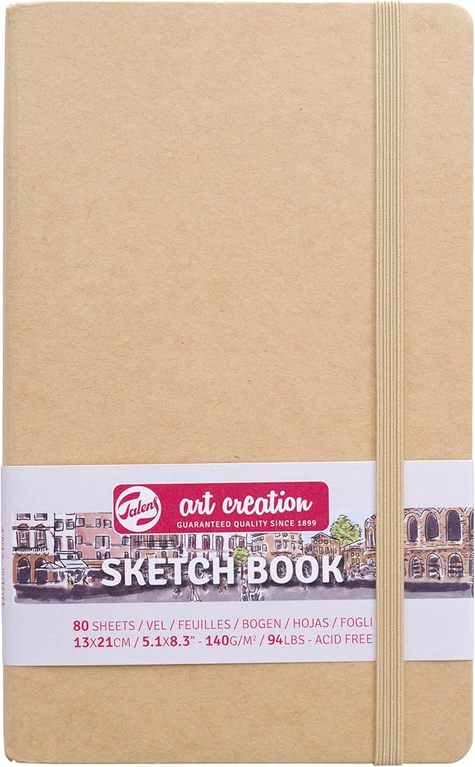 talens japan t9314-432m 452213 art creation sketchbook, drawing notebook, 5.1 x 8.3 inches (13 x 21 cm), craft paper