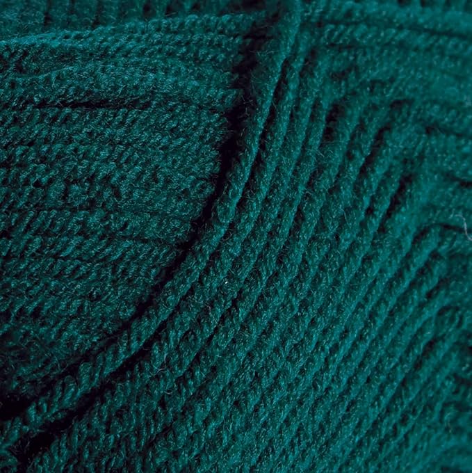 Knit Picks Brava Green 100% Acrylic Worsted Weight Soft Yarn for Knitting, Crocheting, Knitting Machine use, Medium Weight 4 Yarn for Washable Projects (Hunter)
