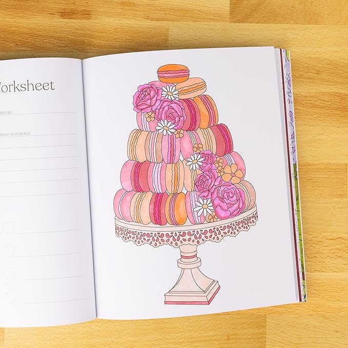 Regency Era Coloring Book, 8.5x10 inches, 40 Coloring Pages by Elyse Breanne Design