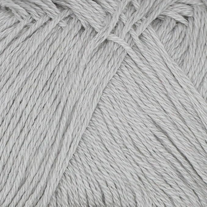 JubileeYarn Baby Soft Bamboo Cotton Yarn - 50g/Skein - Cloudy Grey - 4 Skeins