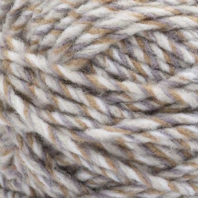 Bernat Forever Fleece Natural Yarn - 2 Pack of 280g/9.9oz - Polyester - 6 Super Bulky - 194 Yards - Knitting/Crochet