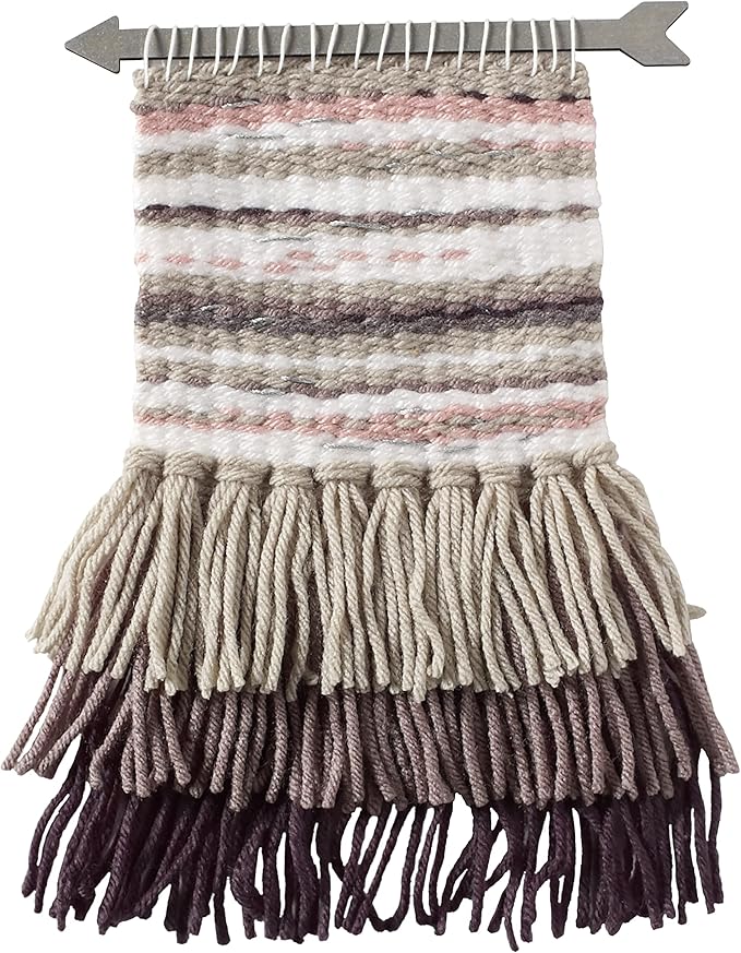 BUCILLA All-in-One Rectangle Loom, Brown