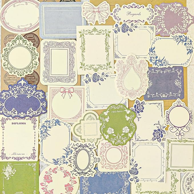 120 Sheets Vintage Embossed Scrapbook Paper,Mini Pink Journaling Scrapbooking Supplies Kit Aesthetic Decorative Craft Stationery for Journaling, Junk Journals, Planners & Scrapbooking Supplies