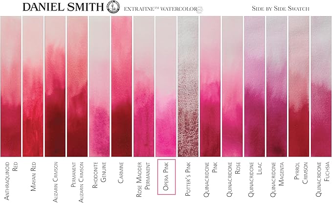 Daniel Smith Extra Fine Watercolor Paint, 5ml Tube, Opera Pink, 284610198, 0.17 Fl Oz (Pack of 1)