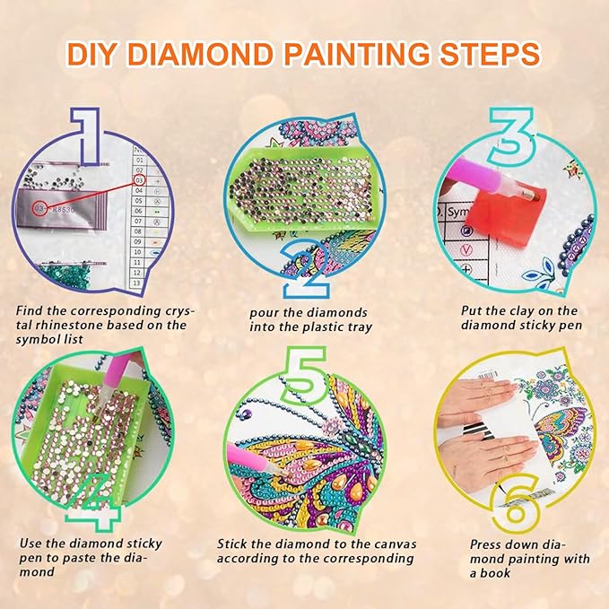 WSLWXSHM 5D Special Shape Diamond Art Kits for Beginners, Diamond Painting Kits for Adults Cat, Crystal Rhinestones Diamond Painting for Home Wall Decoration Gift 12×12inch/30×30cm, Animal