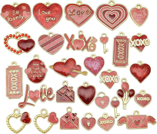 Jewelry Making Charms Pendants for Bracelet Bulk lot Necklace Earrings Keychain Charms Beads DIY Kit Trendy Craft