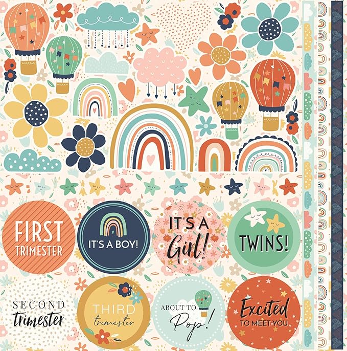 Reminisce 9 Months Scrapbook Collection Kit