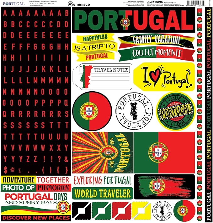 Reminisce Portugal Scrapbook Collection KIT