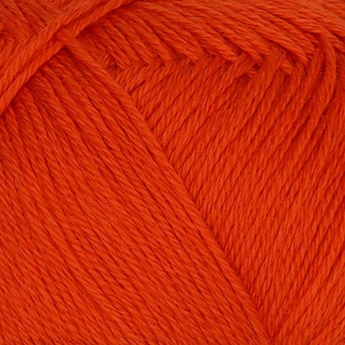 JubileeYarn Baby Soft Bamboo Cotton Yarn - 50g/Skein - Cherry Red - 4 Skeins