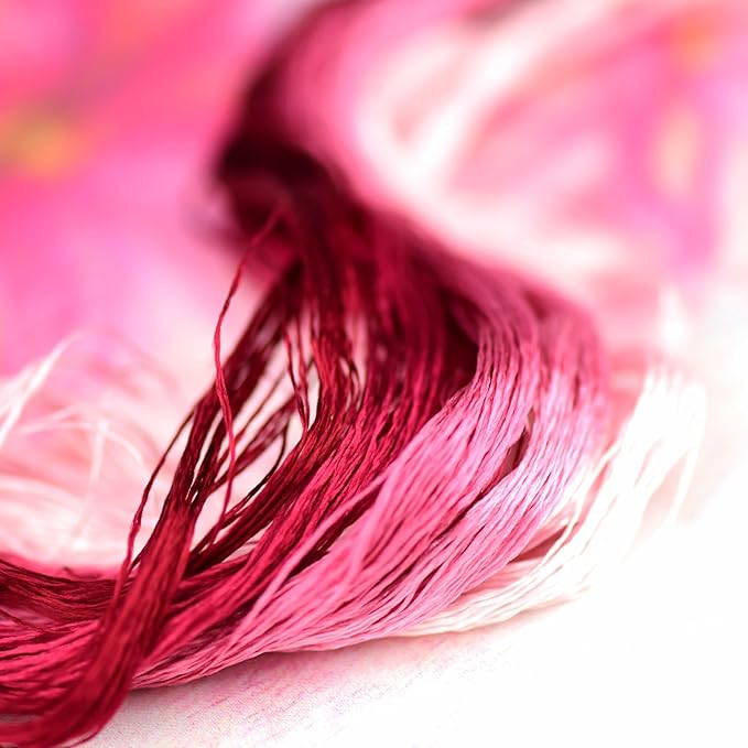 Mulberry Silk Floss Embroidery Thread Floss-Cross Stitch Threads China Silk Woven Jewelry Threads DIY Sewing Kits (35)