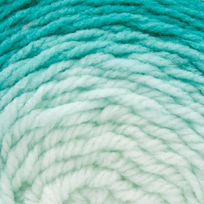 Lion Brand Yarn Mandala Gradient, Multicolor Yarn for Knitting, Crochet and Crafting, Seagreen, 3 Pack