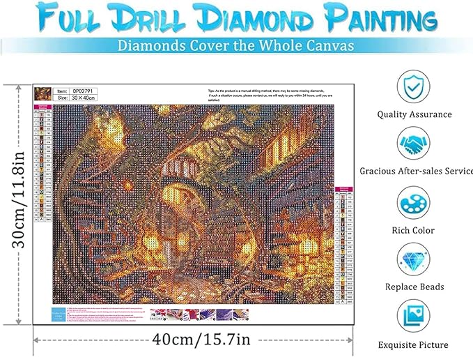 ARPADAMO Diamond Art Kits for Adults,5D Tree of Life Diamond Painting DIY Books Diamond Art Diamond Painting Kits for Adult,Round Full Drill Diamonds, Diamond Art Kits for Home Decor-12x16inch