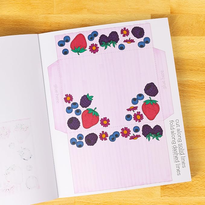 Elyse Breanne Design, Sincerely Yours Coloring Book, 20 Color-in Cards and Envelopes for Every Occasion