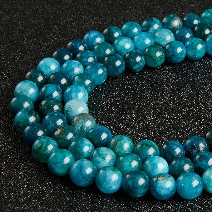 100pcs 8mm apatite beads natural gemstone beads round loose beads for jewelry making