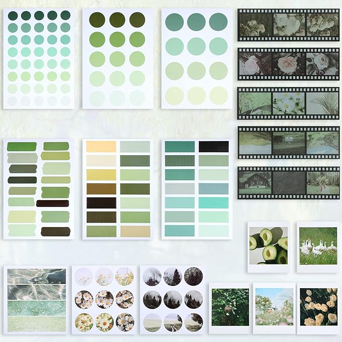 114 Pieces Scrapbooking Materials Scrapbook Supplies Pack for Art Journaling Bullet Junk Journal Planners Art DIY Paper Stickers Washi Tape Craft Kits Notebook Collage Album Aesthetic (Nice Style)