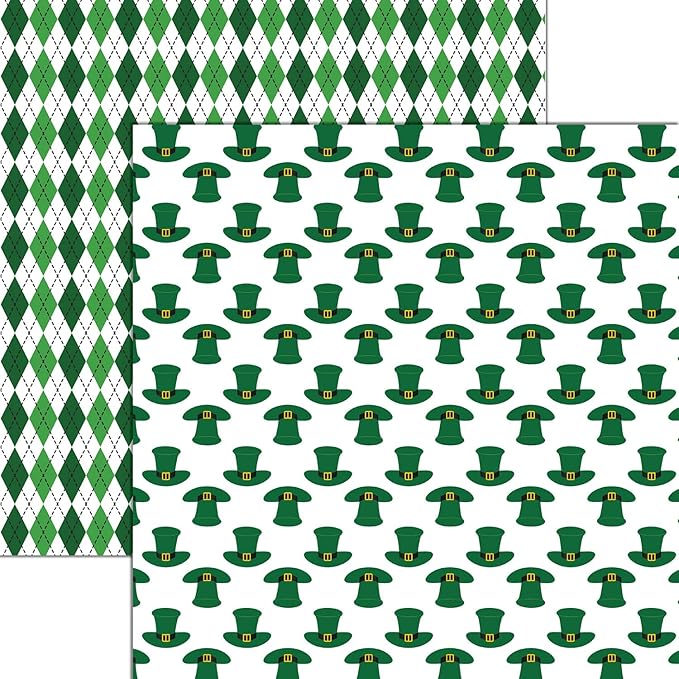Reminisce St. Patrick's Plaid Scrapbook Collection Kit