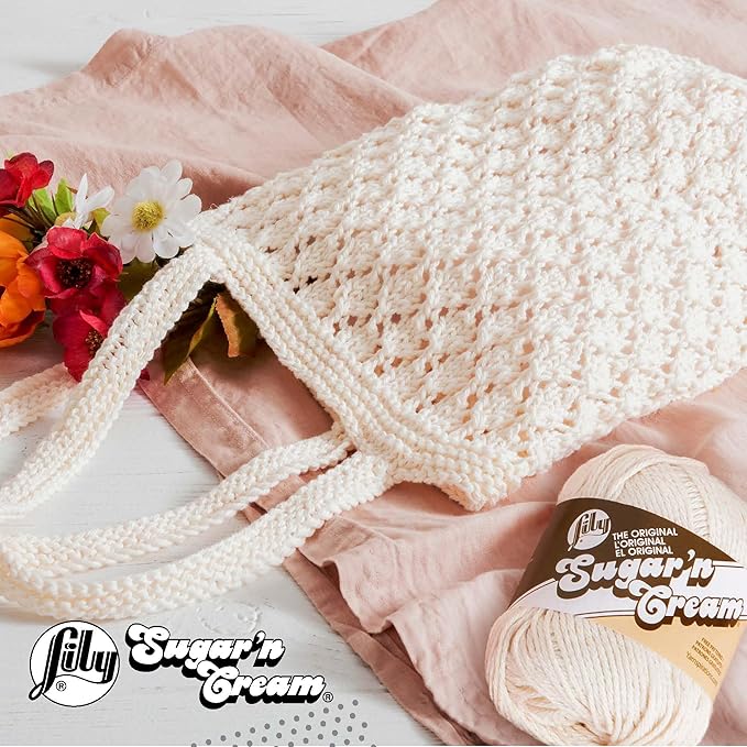 Lily Sugar N Cream Cones Orchid Yarn - 1 Pack of 400g/14oz - 100% Cotton - #4 Worsted (Medium) - 674 Yards - Knitting/Crochet