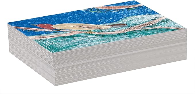 Pacon Drawing Paper, White, Standard Weight, 9" x 12", 500 Sheets