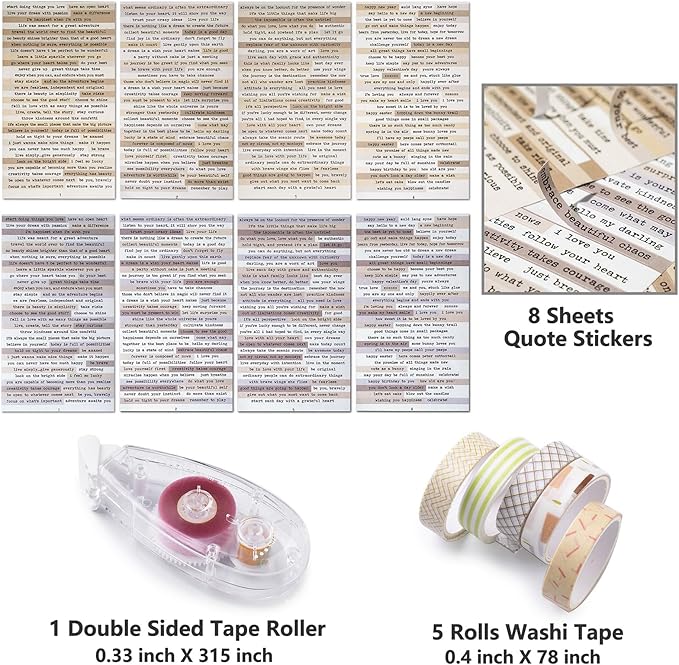 joychoic vintage scrapbooking supplies aesthetic journaling kit, scrapbook large collection for bullet junk journal, arts craft collage, beginners, ephemera