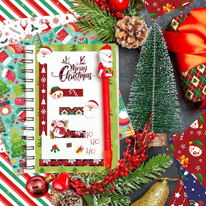 YASMEN Christmas Scrapbook Paper Pad, 12x12 Double-Sided Designer Paper Pads for Card Making, Journals, Planner, DIY Envelopes, Greeting Cards, Decorative Art Craft -24 Sheets