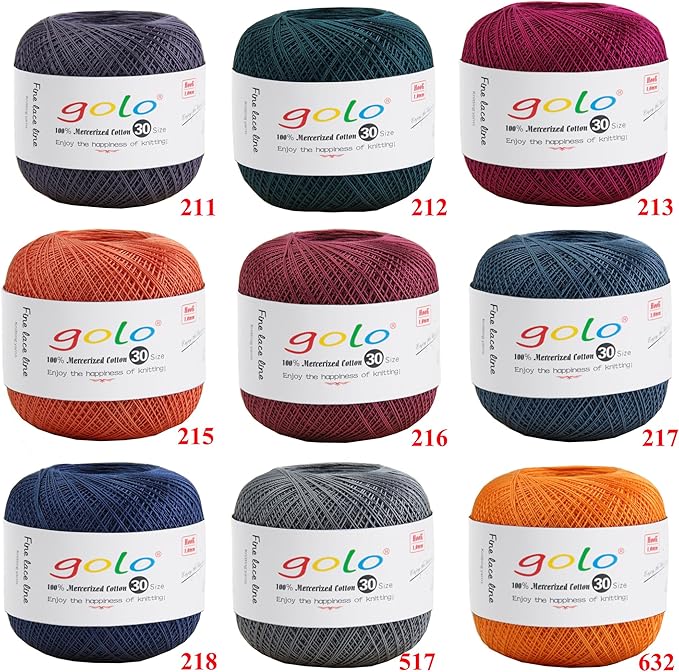 golo Crochet Thread Embroidery Thread Crochet Yarn for Hand Knitting 699