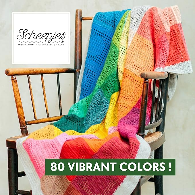 Scheepjes Metropolis Color Pack, 80 x 10 g Wool/Nylon Mini Skeins, Pack of 1