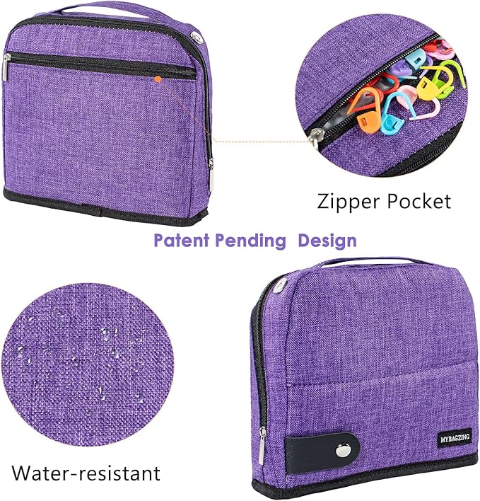 Crochet Hook Case - Stand Up Organizer - Unique Design - Knitting & Crochet Supplies Holder