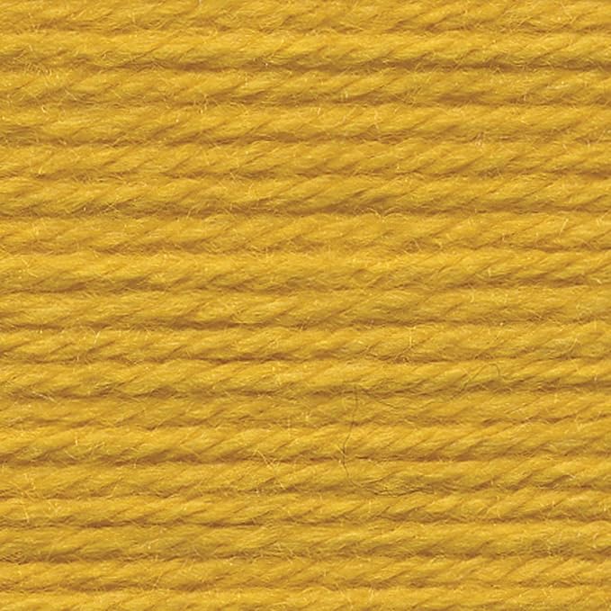 Lion Brand Yarn (1 Skein) Vanna's Choice Yarn, Mustard (Pack of 2)